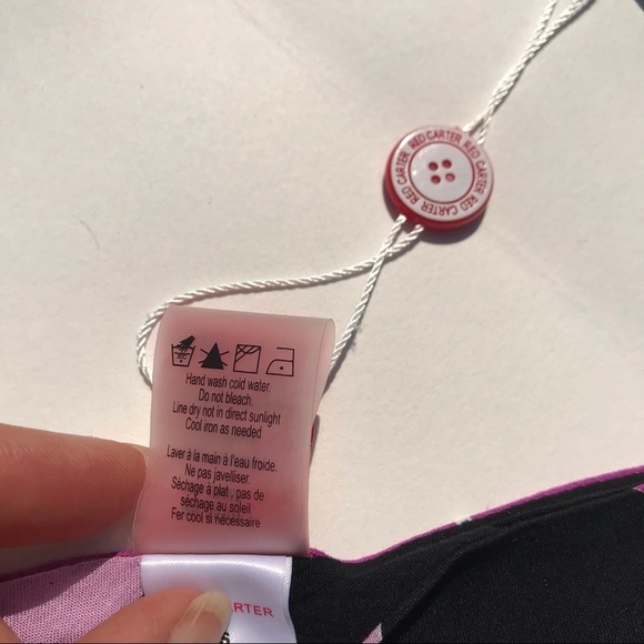 Red Carter NEW! Wrap Romper Geometric Print Small - Picture 10 of 14